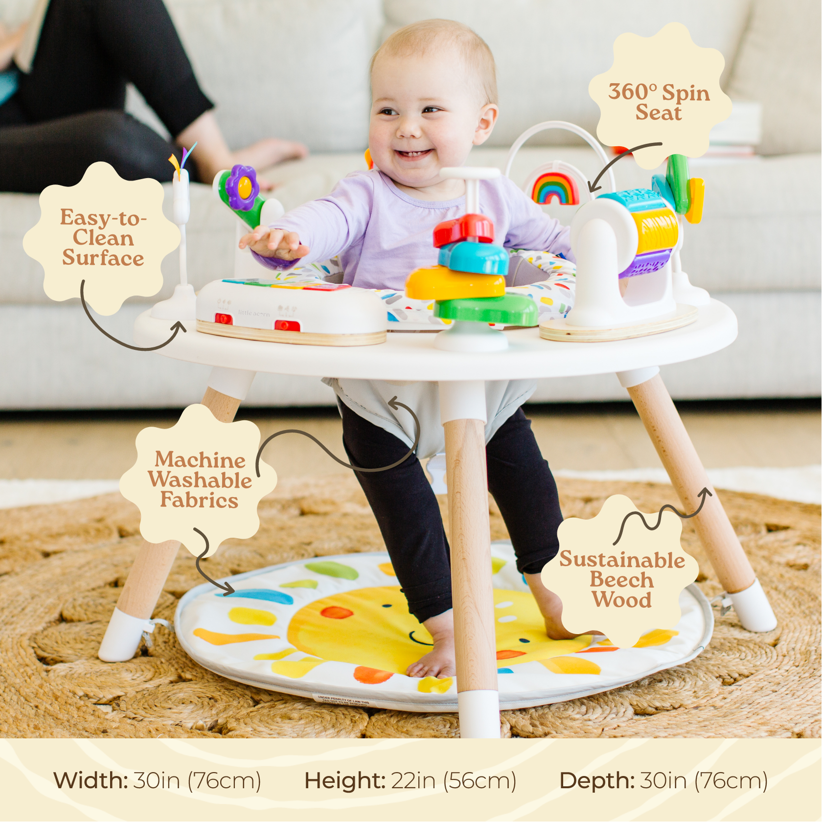 4-in-1 Activity Center Sun