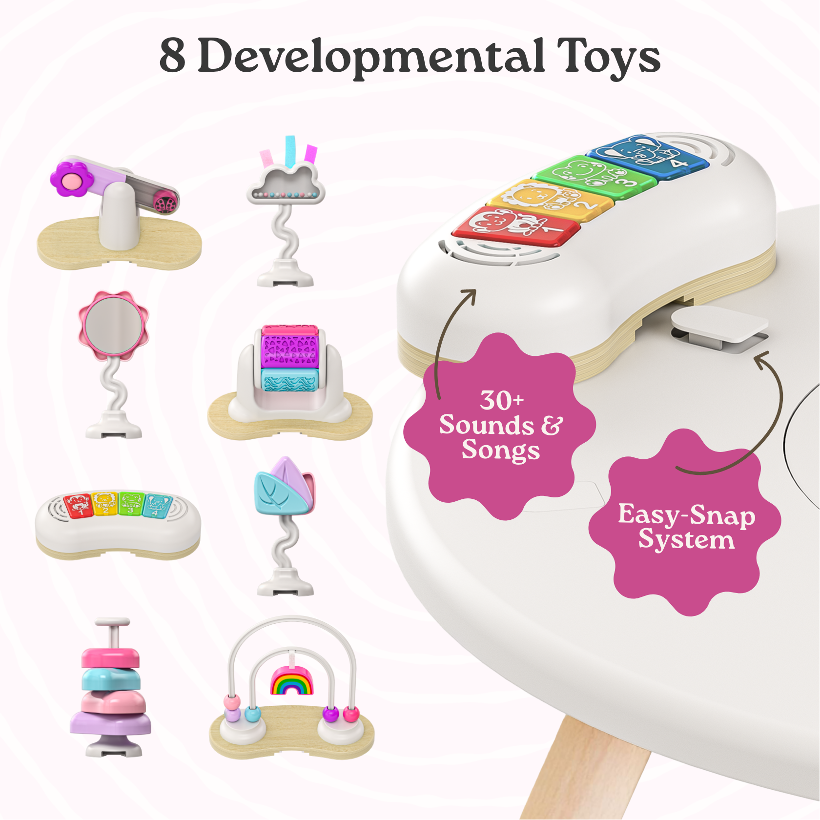 4-in-1 Activity Center Rainbow